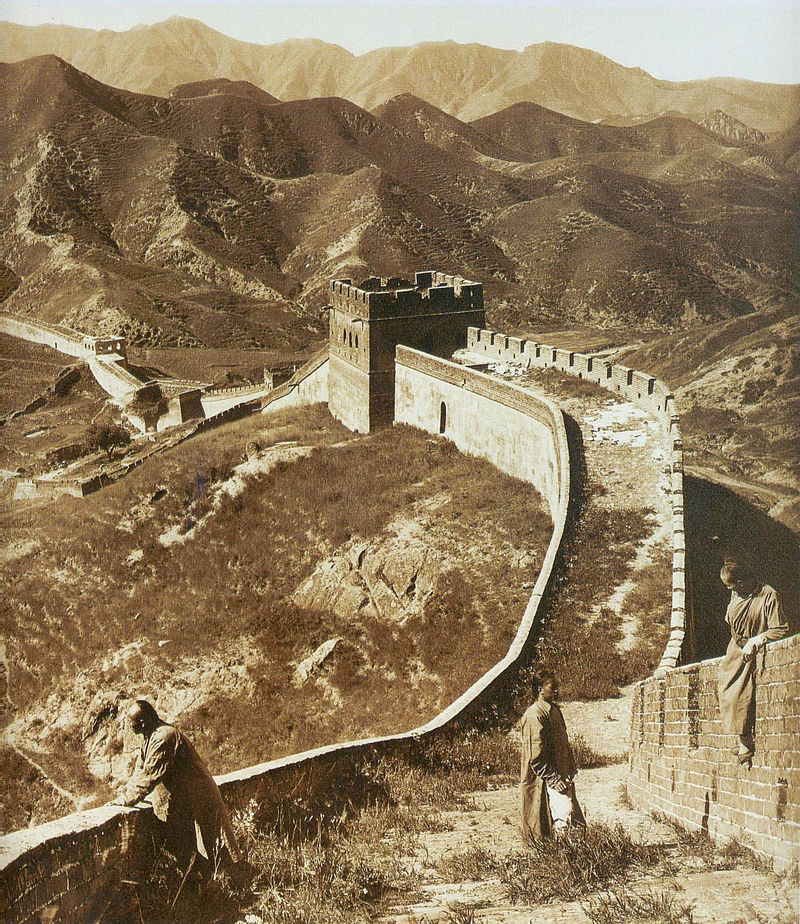 清代後期の万里の長城の古写真
